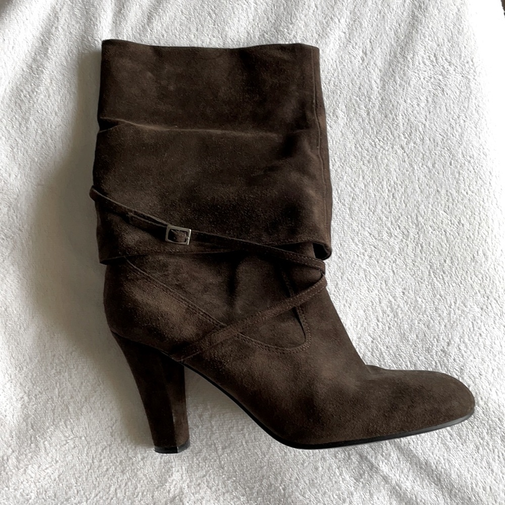 Enzo Angiolini Brown Suede Boots